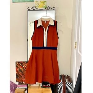Brown A line Dress